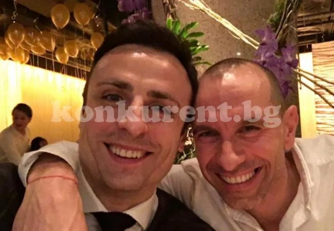 Мартин Петров и Бербатов празнуваха заедно началото на 2017 г.