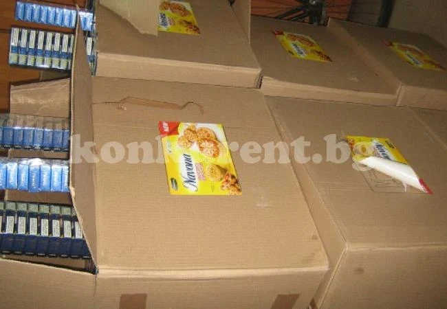 Митничари спряха цигари, обявени като бисквити
