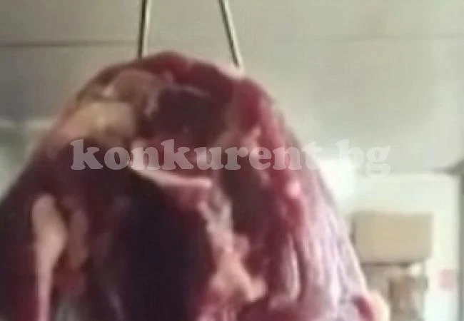 Парче месо оживя в магазин пред очите на клиентите (ВИДЕО)