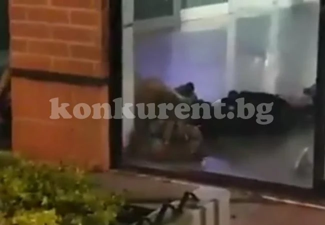 Интернет се побърка по тази млада двойка, която прави секс на пода в... банката (ВИДЕО 18+)  