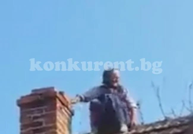71-годишната Вера се превърна в сензация! ВИДЕО показа какво прави бабката на покрива