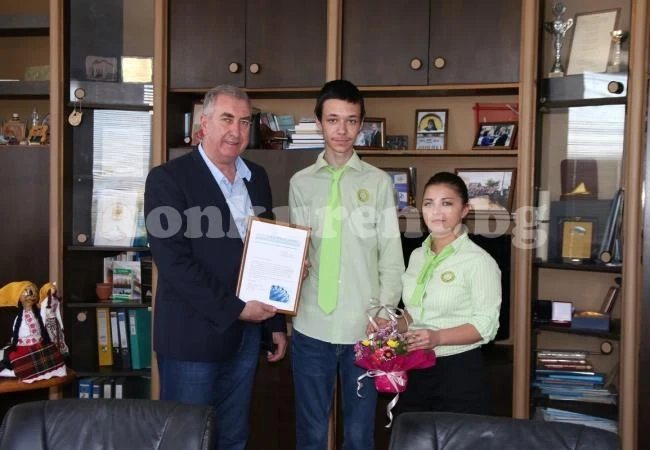 Кметът на Видин подкрепи ученици