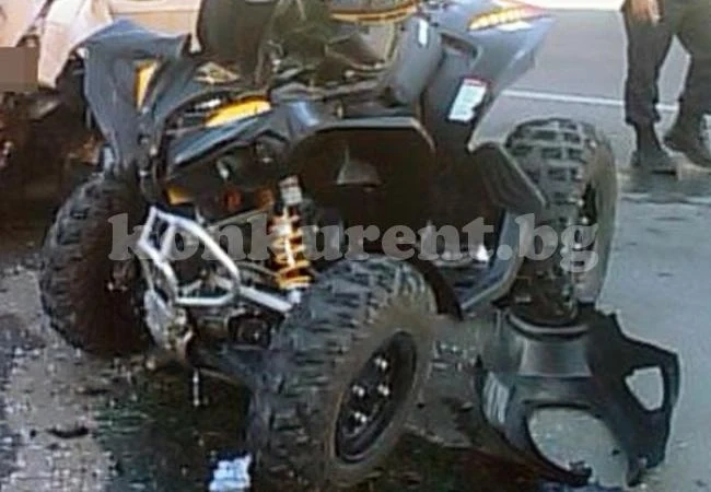 Мъж с нередовно АТВ се заби в ограда във Вършец