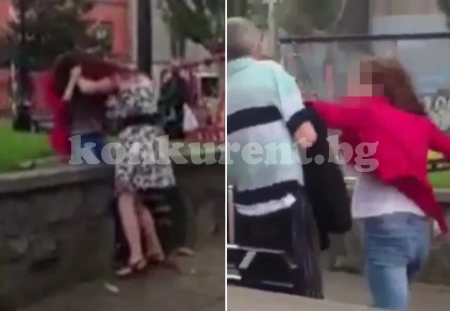 Две жени си спретнаха брутално меле в детски парк (СНИМКИ/ВИДЕО 18+)