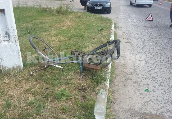СНИМКИ Карат ударения край Борован колоездач във врачанската болница