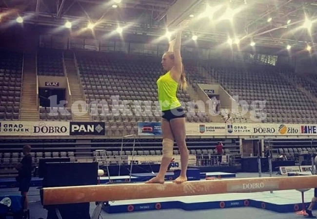 Банишка се готви за кръг от Световната купа по спортна гимнастика