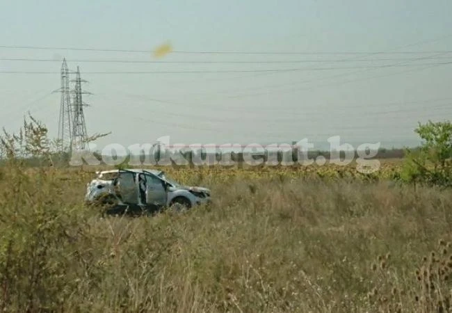 Зрелищна каскада завърши с приземяване в нива