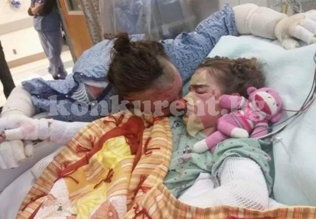 Смела майка спаси дъщеря си в ужасяващ пожар, а това което се случи по-късно, ще стопли сърцето ви (СНИМКИ)