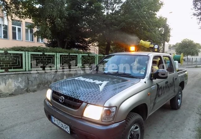 Трето пръскане срещу кърлежи и комари в Лом