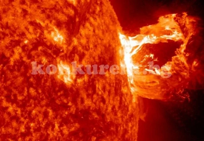 Ново мощно изригване на Слънцето, експертите му поставиха обезпокояваща степен