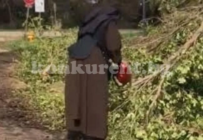 Тази монахиня грабна моторна резачка и шашна мрежата, ето защо (СНИМКИ/ВИДЕО) 