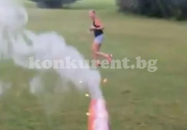 Шокиращо ВИДЕО 18+: Мъж разстреля съпругата си с....фойерверки