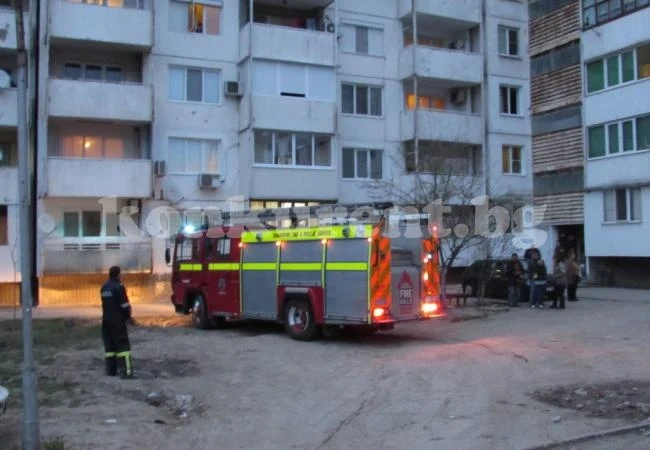 Бункер за пелети подпали мазе