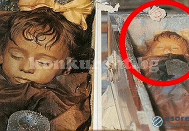 (СНИМКИ,ВИДЕО)Мумифицирано момиче вече 97 години изглежда като живо, има импулси в мозъка