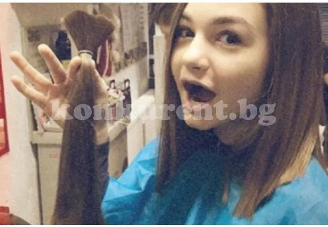 Крисия се раздели с косата си за . . .