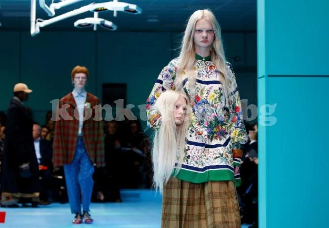 Ужаси и отрязани глави на модните подиуми в Милано (СНИМКИ)