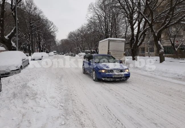 20 см сняг натрупа тази нощ във Видин