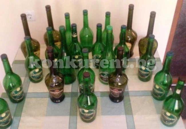 Иззеха 347 бутилки ракия