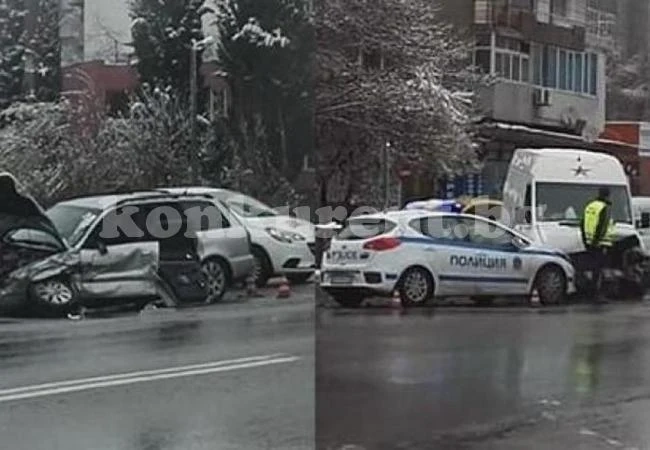 Пиян шофьор е предизвикал верижна катастрофа