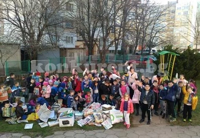 Малчугани събраха 510 кг хартия, за да помогнат на Цвети