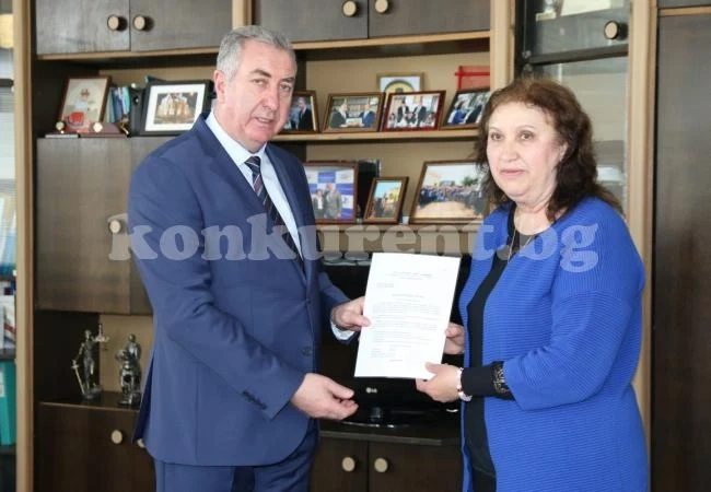 Кметът на Видин получи благодарствено писмо