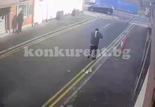 (ВИДЕО) Вятърът изненада престъпници и издуха заграбените пари
