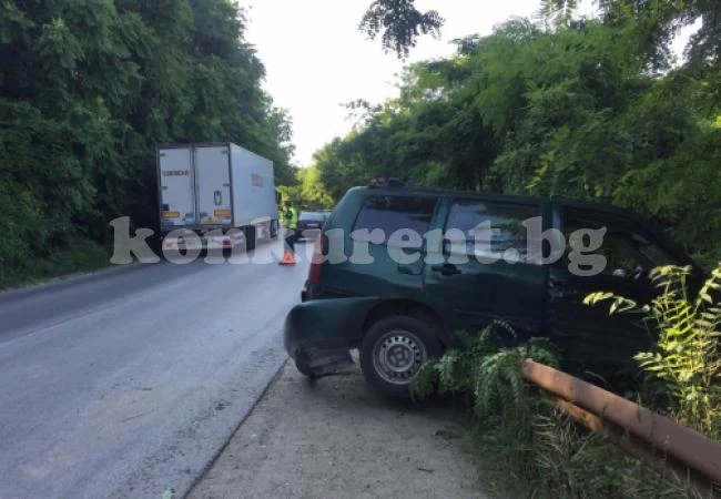 Румънец пострада при катастрофа край манастир