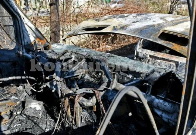 Кола пламна в Брегово, едва спасиха близката сграда