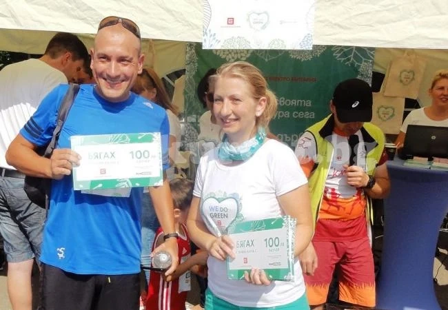 121 нови регистрации за електронна фактура и СМС-известяване по време на RUN GREEN