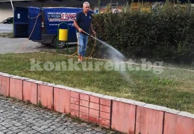 Започна третото третиране на тревните площи във Враца
