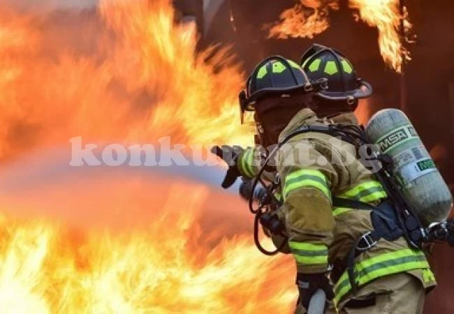 Огнеборци гасиха пожар на площ от 2 000 кв.м