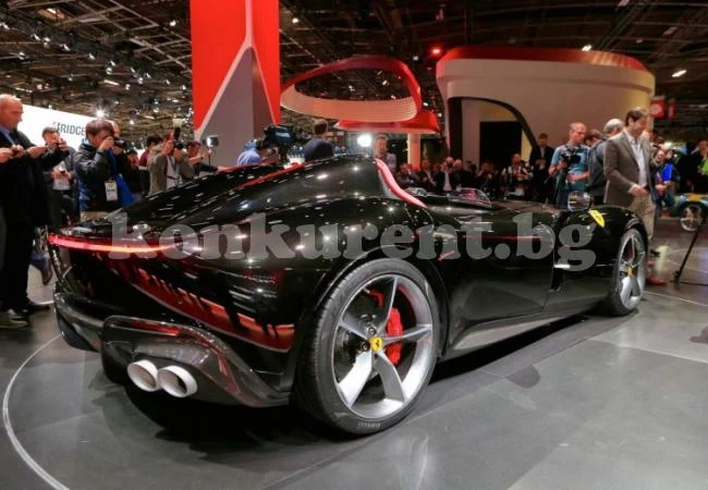 Ferrari показа новия си уникален и екстремен автомобил (СНИМКИ)