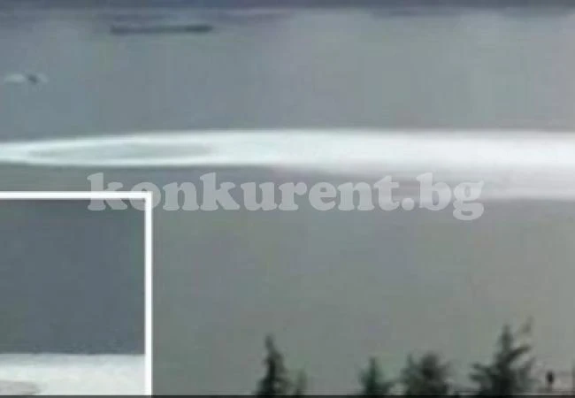 Загадъчен водовъртеж се появи в река (ВИДЕО)