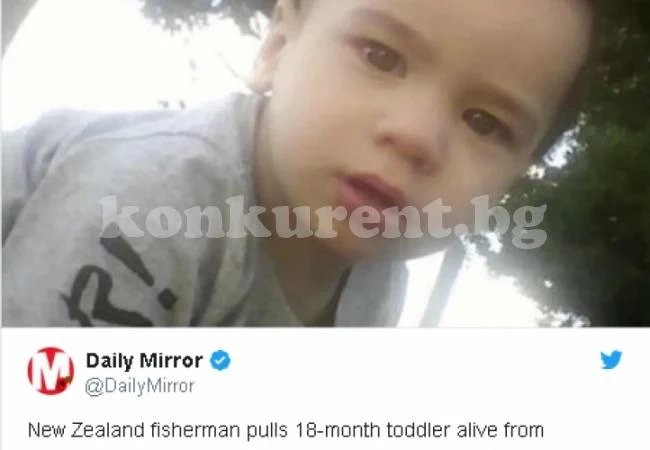 Чудо в океана: Рибар помисли новозеландско бебе за кукла, но после... (СНИМКИ)