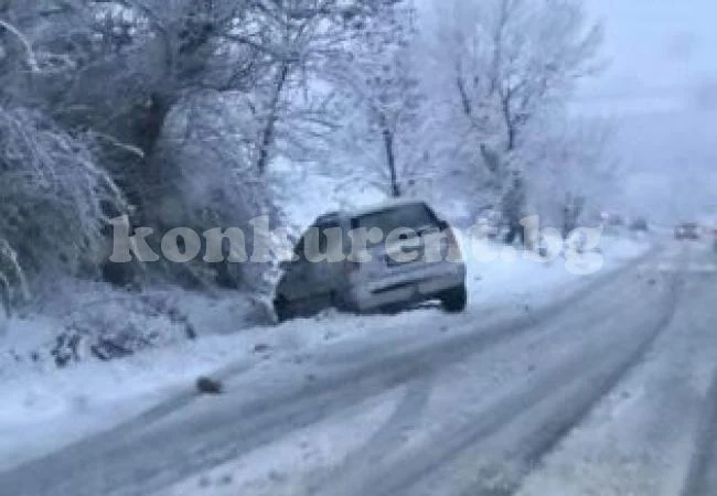 Автомобили и камиони закъсаха край Козлодуй