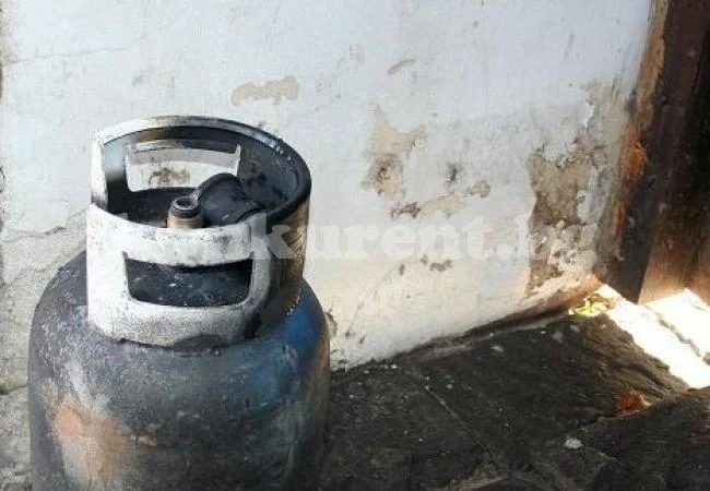 Пламна газова бутилка в цех