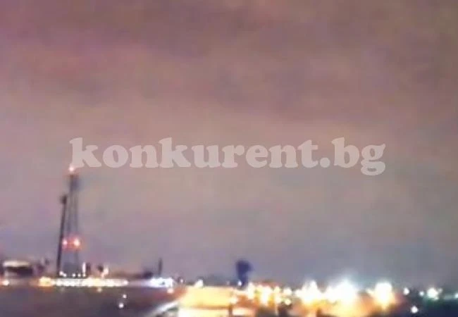 Летяща чиния случайно попадна в новините (ВИДЕО)