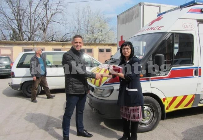 Берковица получи линейка от Ирландския червен кръст