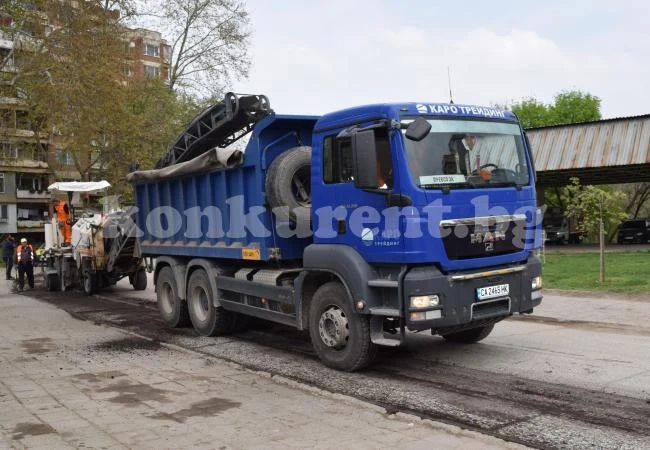 Започнаха ремонти на улици в Козлодуй
