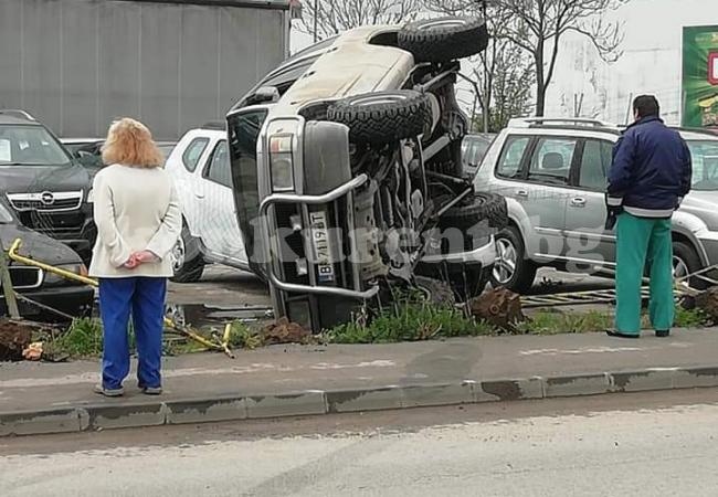 Вижте ВИДЕО от зрелищната катастрофа в Бяла Слатина