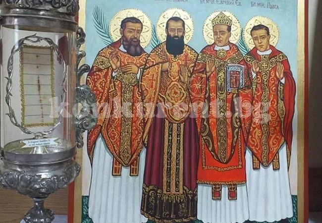 Подаряват икона на папата с образа на репресиран епископ