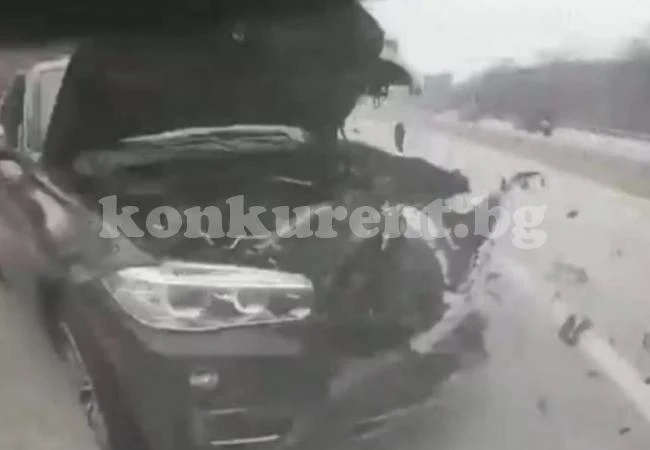 ВИДЕО запечата катастрофа при скорост 150 км/ч