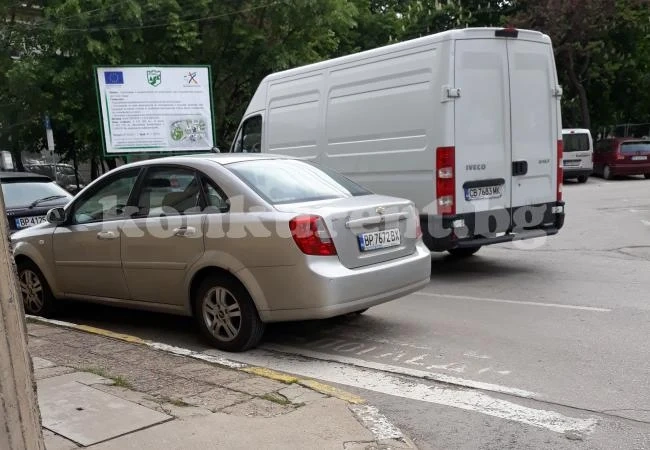 Да паркираш по врачански СНИМКИ