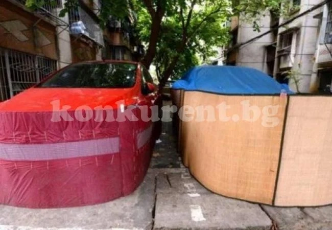 Вижте защо в китайски град шофьорите крият колите си във \