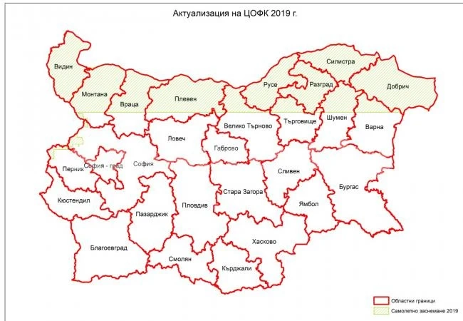 Извършват актуализация на цифровата ортофото карта
