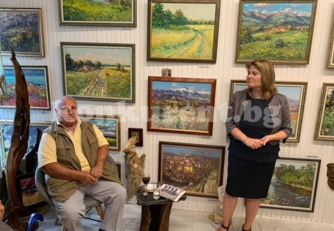 Паунеца показа платна с красотите на врачанския край СНИМКИ