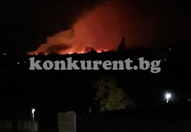 Пожарът край Бяла Слатина бил предизвикан умишлено