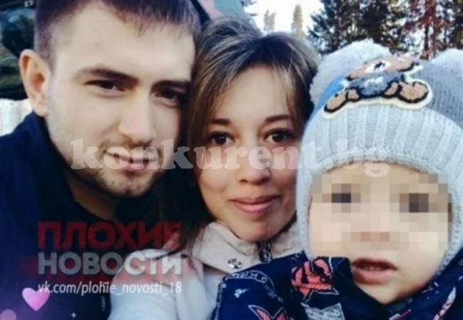 Мъж закла бременна си жена и 3-годишния си син
