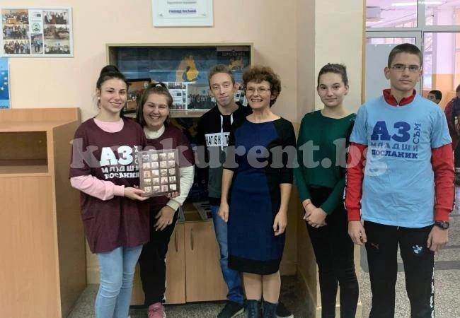 Проведоха среща на посланиците на Европейския парламент от СУ „Никола Войводов“