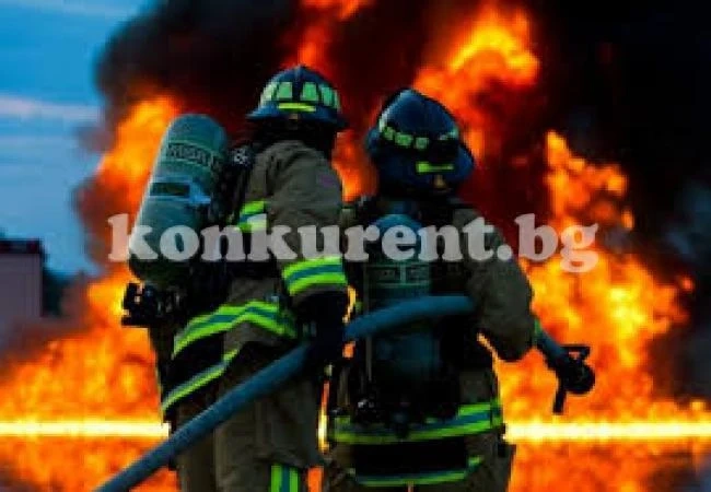 Пожар вилня в Челопек